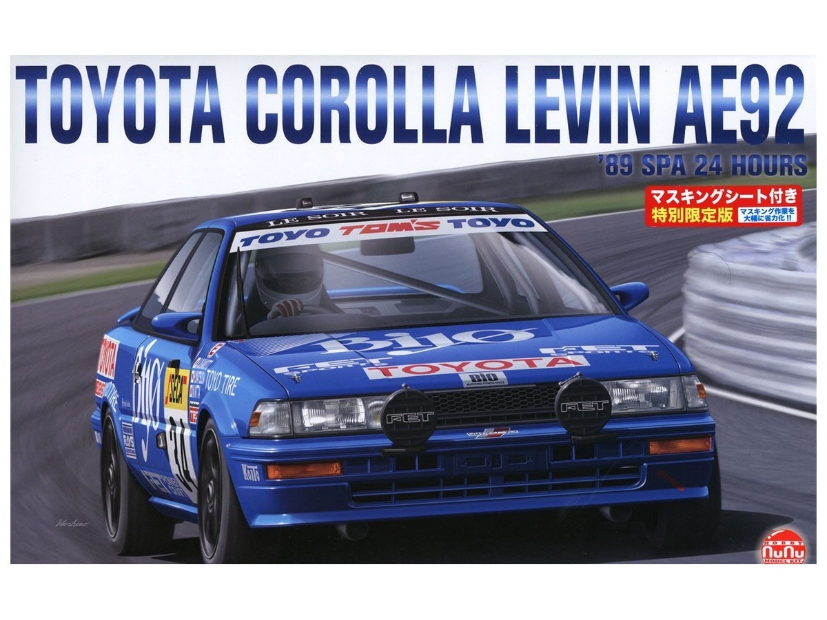 Сборная модель BeeMax Toyota Corolla Levin AE92 89 SPA 24 Hours