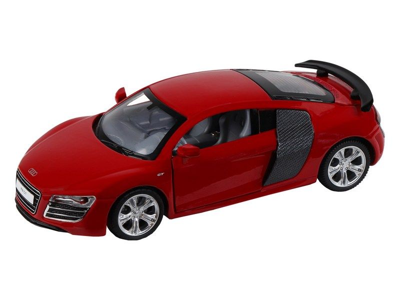 Машина АВТОПАНОРАМА Audi R8 GT, красный, 132, свет, звук, инерция, вк 17,513,59 см