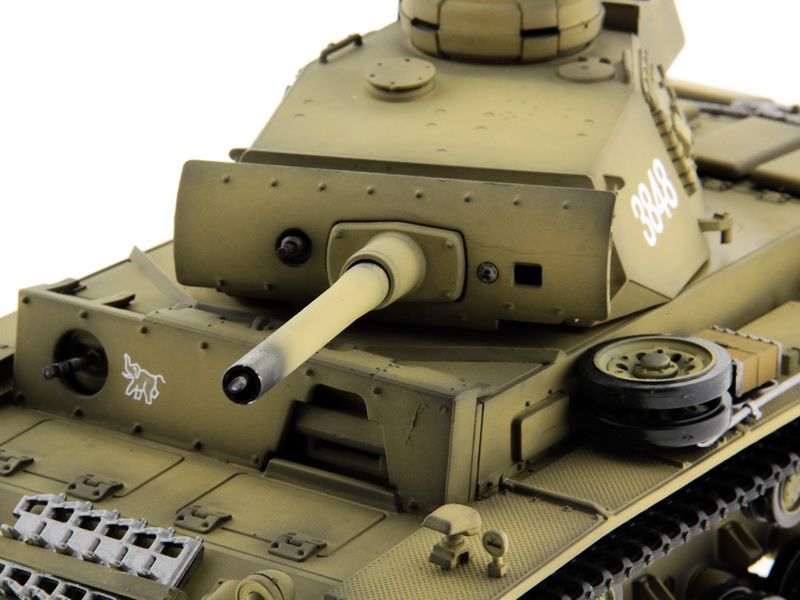 Радиоуправляемый танк Taigen 116 Panzerkampfwagen III Германия PRO для ИК танк боя 24G RTR