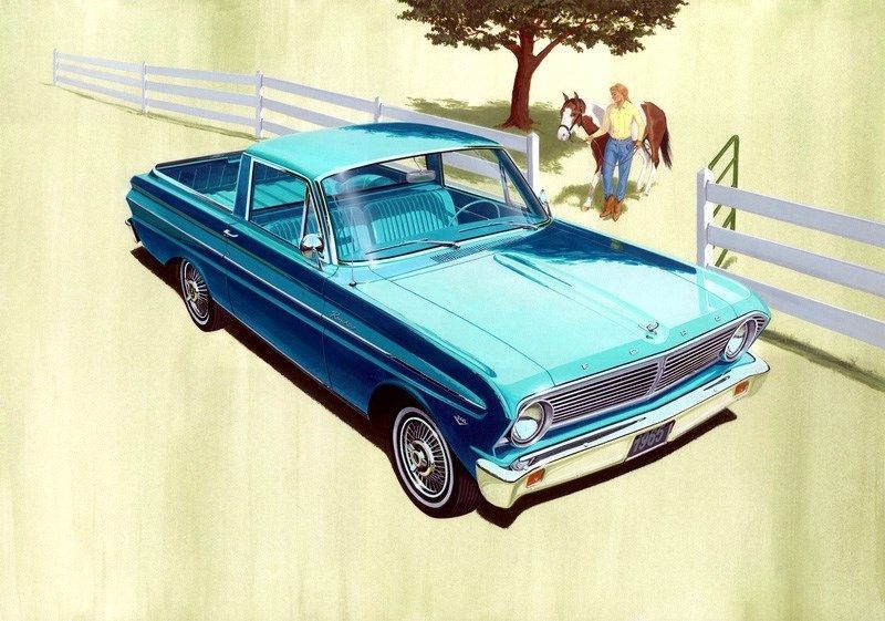 Сборная модель Автомобиль  Форд Фалькон Раньеро65 пикап 125, шт