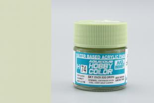 Краска акрил для пластика тм MRHOBBY 10мл SKY DUCK EGG GREEN