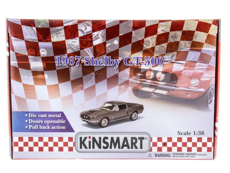 Машина Kinsmart 138 Shelby GT500 1967 в асс инерция 112шт бк