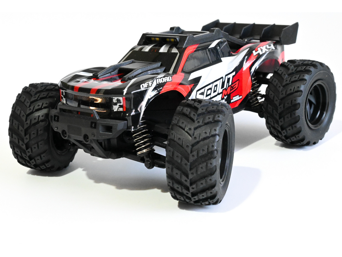 Радиоуправляемый монстр RCM Scout M3 красный 4WD 24G 120 RTR