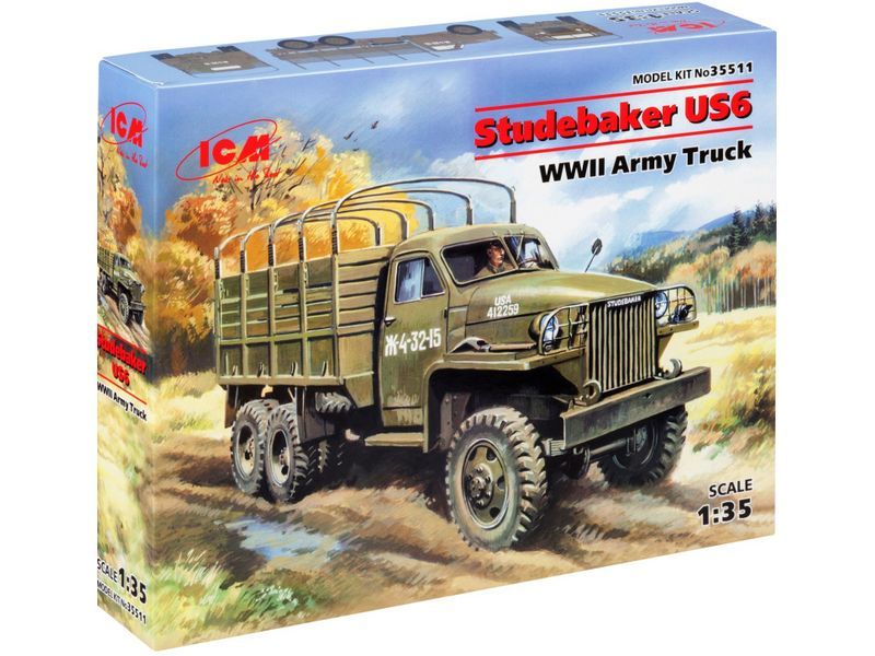 Сборная модель ICM Армейский грузовой автомобиль ІІ Мировой войны, S, 135