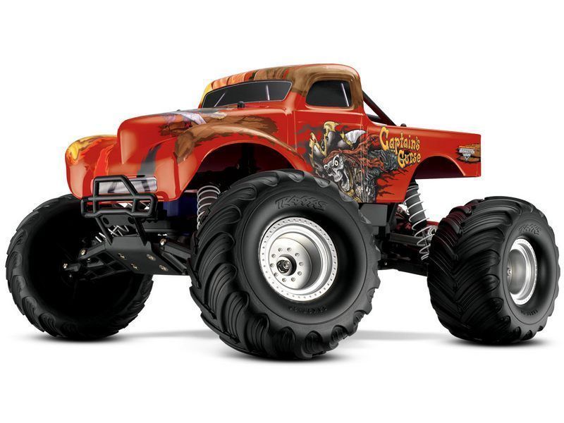 Радиоуправляемый монстр Traxxas Monster Jam Captains Curse 2WD 110 RTR  АКК и ЗУ