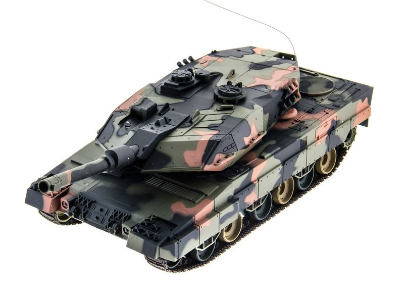 Радиоуправляемый танк Heng Long 124 Leopard A5, стреляет шариками, RTR
