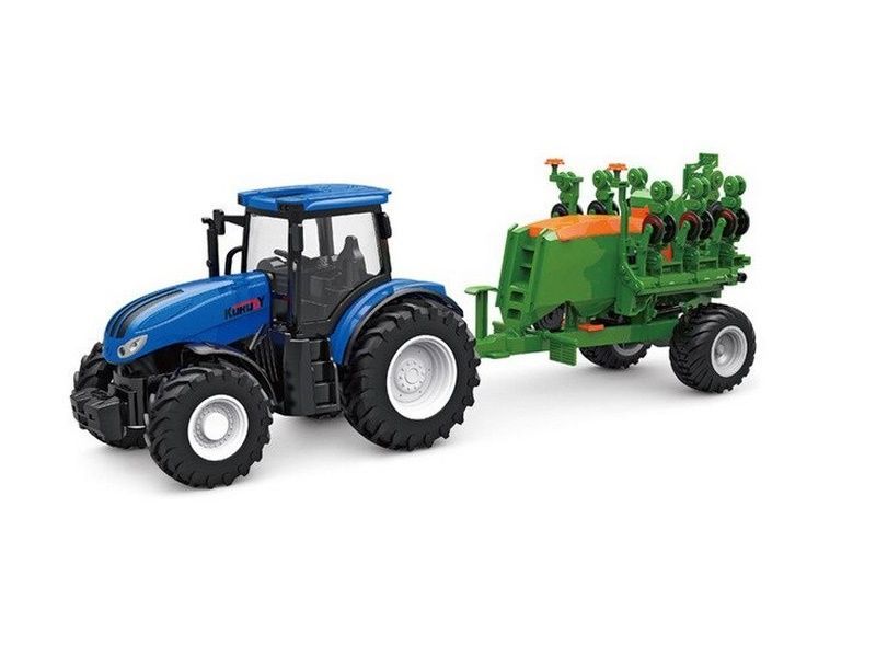 РУ фермерский трактор Korody с зерновой сеялкой, мет кузов 124 24G 6CH RTR