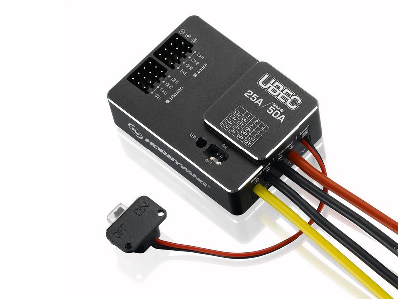 Импульсный регулятор понижающий Hobbywing UBEC25AHV 25A50A, 318S, Aircraft, Heli