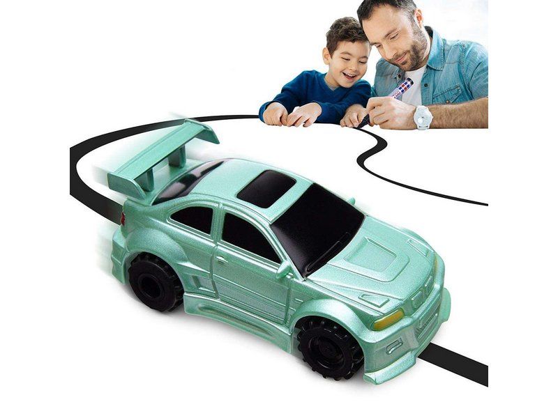 Машинка GOLD LIGHT TOYS 777005, сенсор, едет по линии