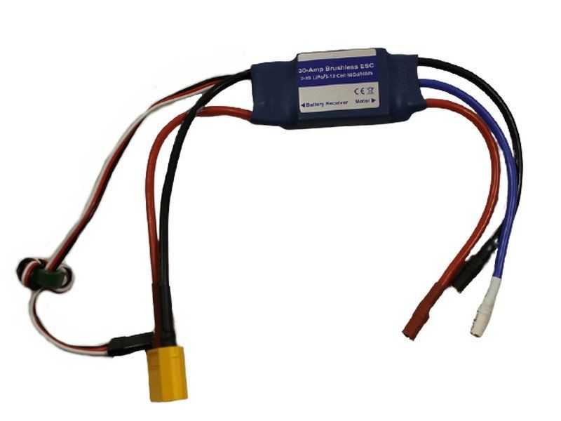 Регулятор скорости бесколлекторный 30AXT60 для самолета Volantex RC Saber 920
