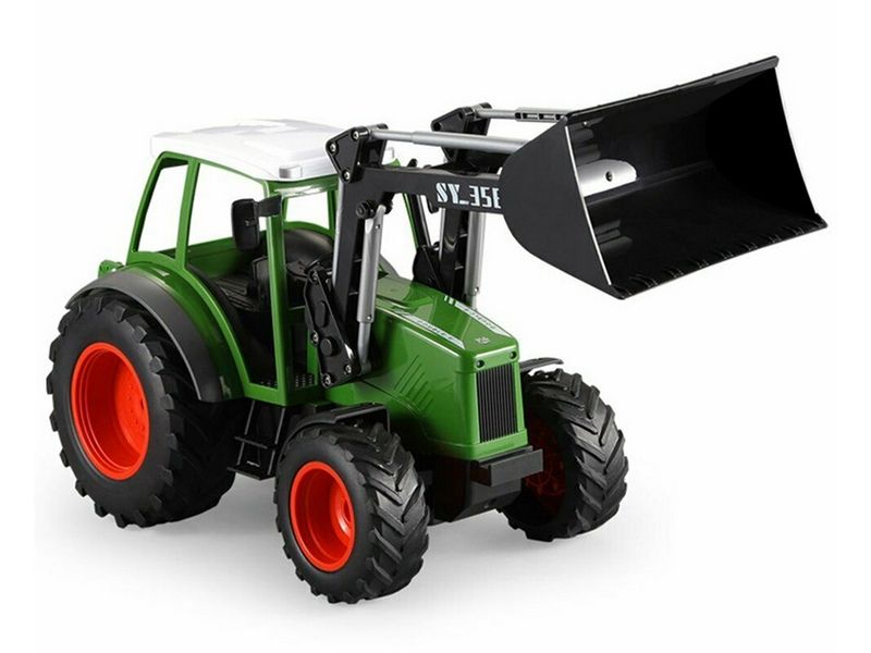 Радиоуправляемый сельскохозяйственный трактор Double Eagle с погрузчиком 116 24G RTR