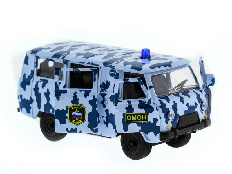 Машина АВТОПАНОРАМА инерц УАЗ452 ОМОН 150, вк 1275,5 см