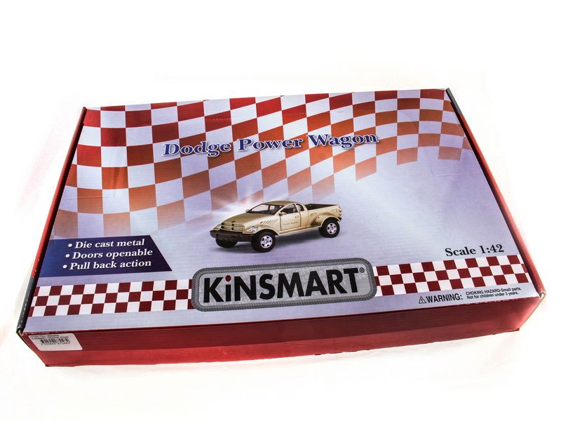 Машина Kinsmart DODGE Power Wagon  инерция 112шт 142 бк