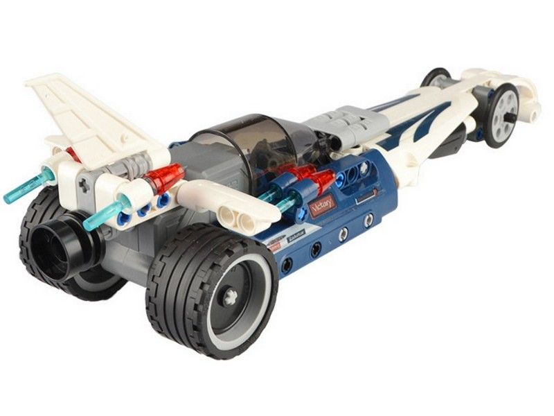 Конструктор CaDA Technic сверхзвуковой гоночный драгстер совместим с C52004W, инерция 144 дет