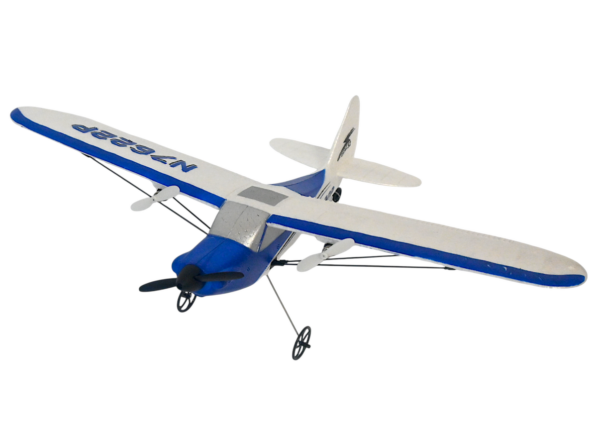 Радиоуправляемый самолет Volantex RC Sport Cub 400мм синий 24G 2ch LiPo RTF with Gyro