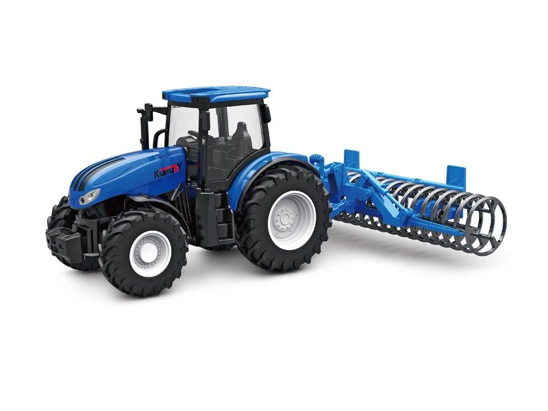 РУ фермерский трактор Korody с сеноподборщиком, мет кузов 124 24G 6CH RTR