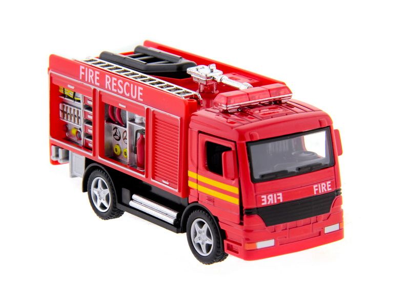 Машина Kinsmart Пожарная машина Rescue Fire Engine инерция 112шт бк