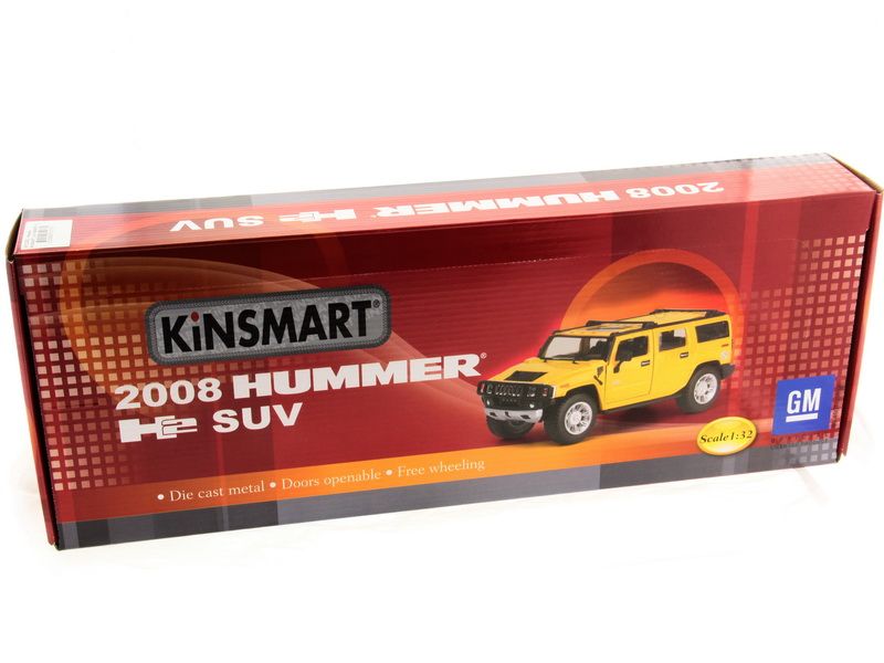 Машина Kinsmart 132 2008 Huммer H2 SUV 16шт бк