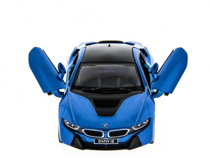 Машина Kinsmart BMW i8 инерция 112шт 136 бк