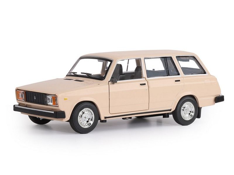 Машина АВТОПАНОРАМА ВАЗ 2104, бежевый, 124, инерция, вк 24,512,510,5 см