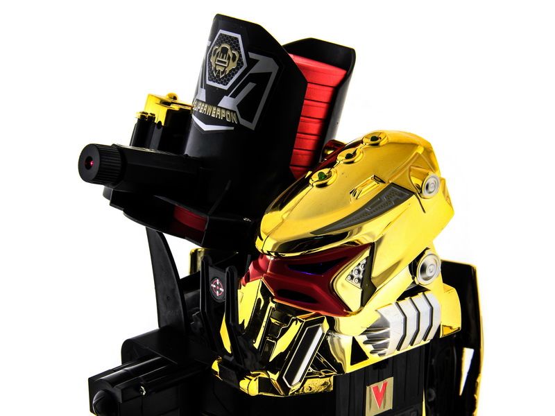 РУ боевой роботпаук Space Warrior, лазер, диски, золотой, NiMh и ЗУ, 24G