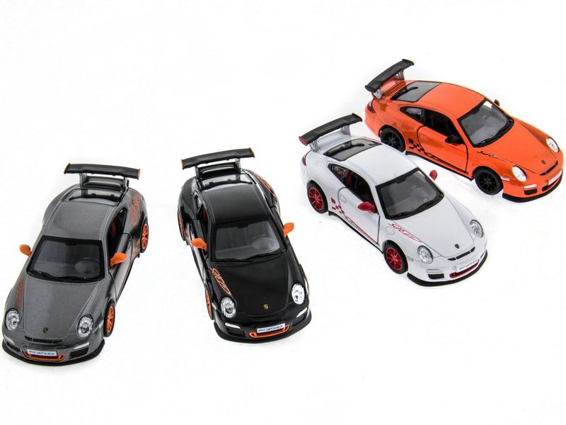 Машина Kinsmart 136 Porche 911 GT3 RS 2010 инерция 112шт бк