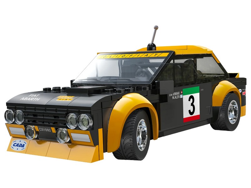 Радиоуправляемый конструктор CaDA спортивная машинка Fiat Abarth 131 124 216 деталей