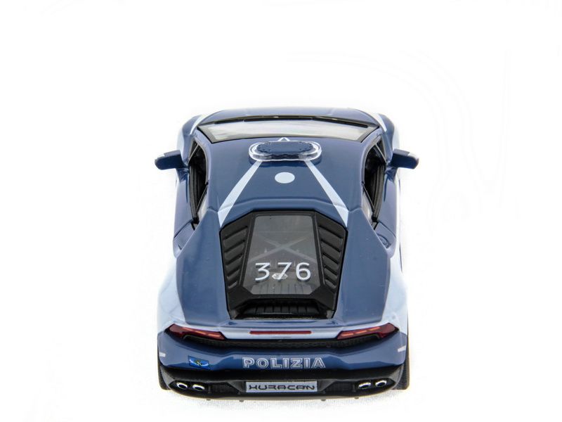 Машина Kinsmart Lamborghini Huracan Police инерция 112шт 136 бк