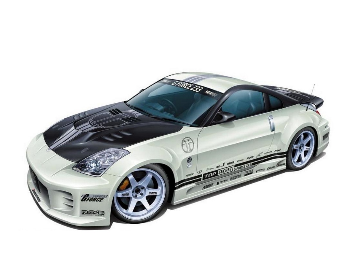 Сборная модель AOSHIMA Nissan Fairlady Z05 Top Secret, 112