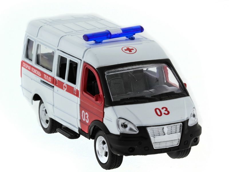 Машина АВТОПАНОРАМА инерц ГАЗель скорая 150, вк 14,585,5 см