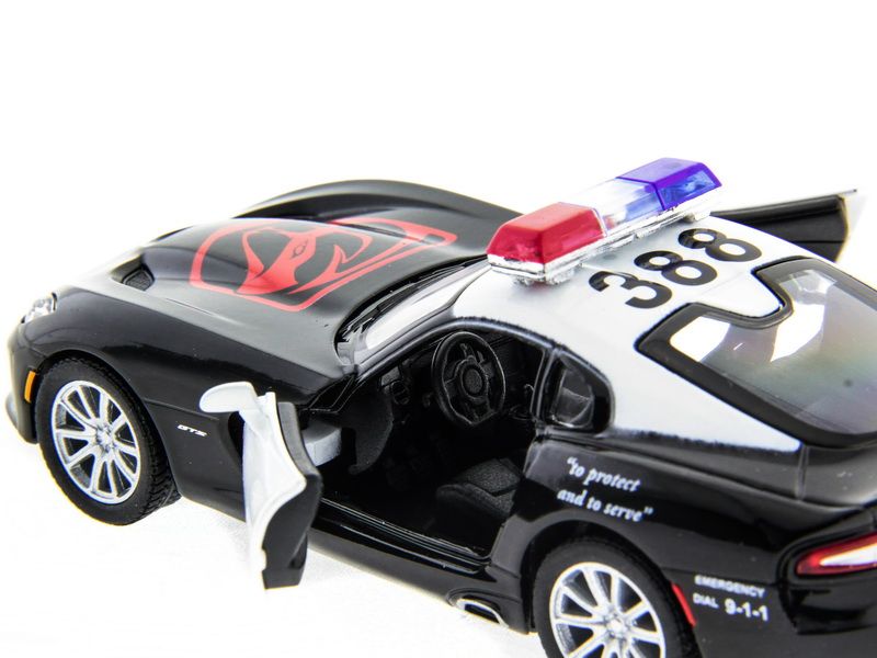 Машина Kinsmart 140 SRT Viper Police в асс инерция 112шт бк