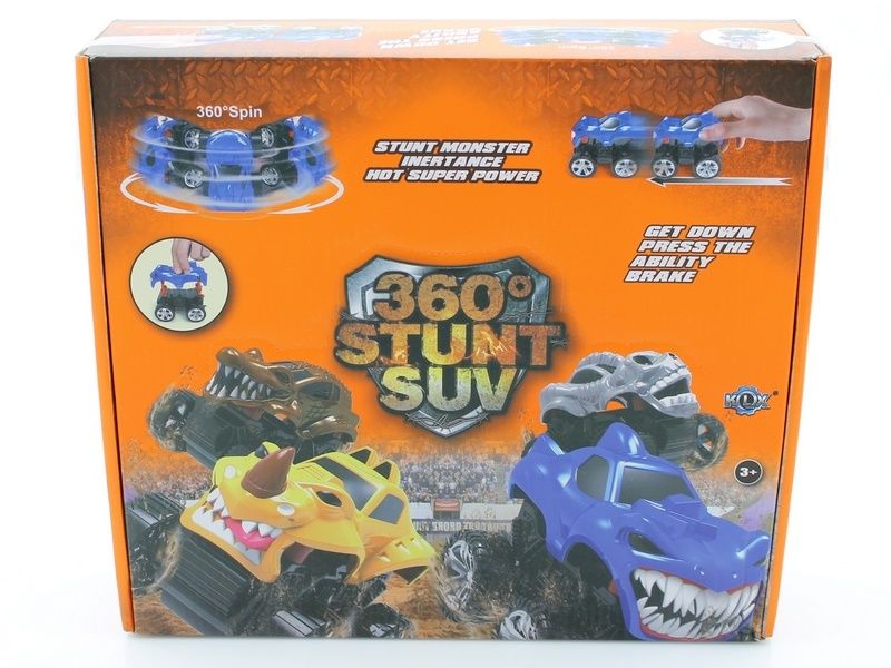 Машина инерционная KLX500234235 Stunt 360 SUV Monster 4WD в асс вк