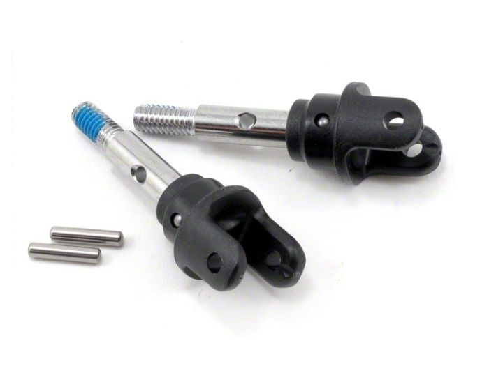 Усиленная ось колеса, передняя, в комплекте 2 штуки, для автомодели Traxxas Stampede 4WDVXL