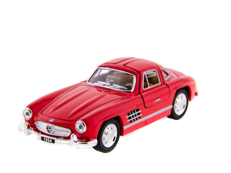 Машина Kinsmart MercedesBenz 300SL инерция 112шт 136 бк