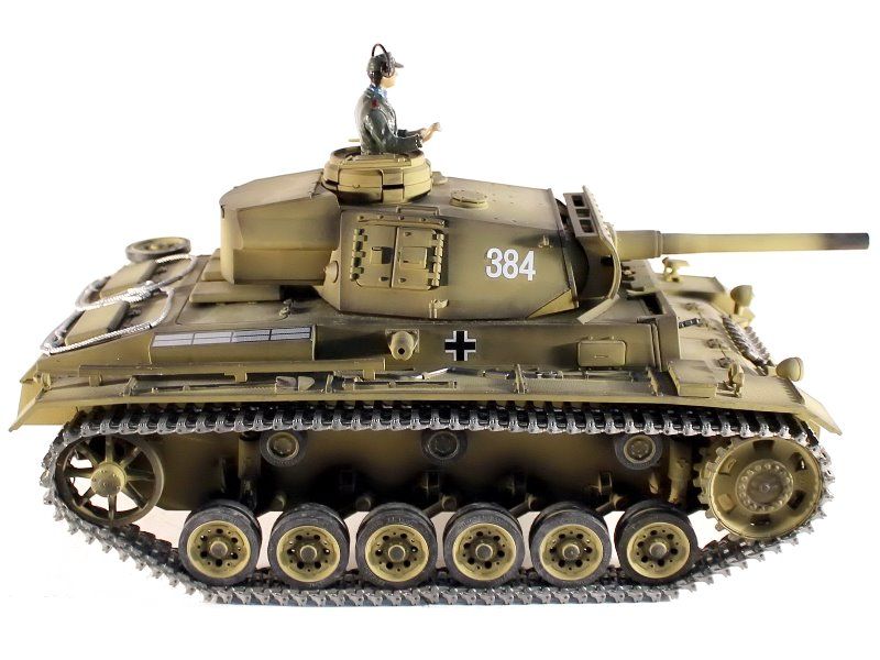 Радиоуправляемый танк Taigen 116 Panzerkampfwagen III Германия HC 24G RTR
