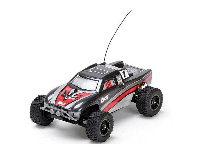Радиоуправляемый монстр Losi MicroDesert Truck 2WD 24GHz 136 RTR серый