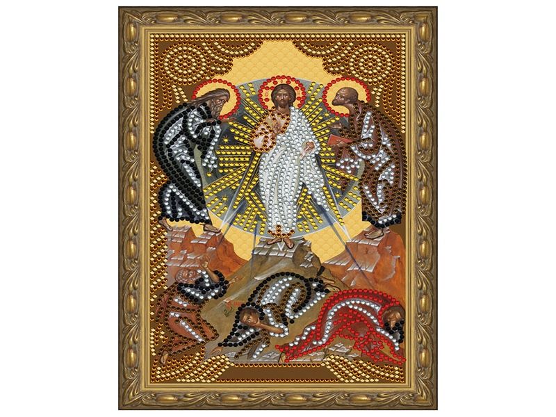 Алмазная 5D мозаика с нанесенной рамкой 20х30 ВОЗНЕСЕНИЕ ГОСПОДНЕ 8 цветов