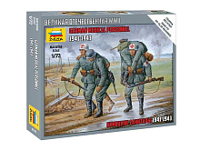 Сборные солдатики ZVEZDA Немецкие санитары, 172