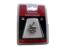 Набор зажимов цанговых, 0,8 мм, 1,6 мм, 2,4 мм, 3,0 мм, 3,2 мм, 5 штуп, блистер