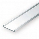 Evergreen швеллер пластиковый 4х1,3 мм, 350мм 1шт, шт