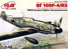 Сборная модель Немецкий истребитель Bf109F4R3 148