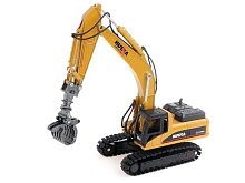 Металлический экскаватор с грейфером HUI NA TOYS 150