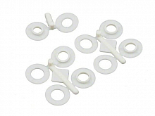 Шайбы крепления кузова RPM80341 Body Savers 14 Posts wht