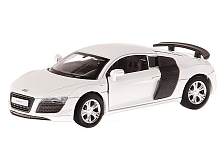 Машина АВТОПАНОРАМА Audi R8 GT, белый металлик, 143, инерция, вк 17,512,56,5 см