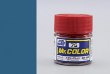Краска эмаль для пластика тм MRHOBBY  10мл METALLIC RED