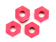 Пластиковые колёсные шестигранники 4 шт, тюнинг, аналог TRA1654
