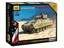 Сборная модель ZVEZDA Американская БМП Бредли, 1100