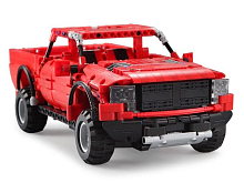 Радиоуправляемый конструктор CaDA deTech красный пикап 549 деталей