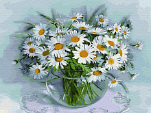 Картина по номерам 40х50 БУЗИН РОМАШКИ 26 цветов