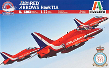 Сборная модель Самолет  HAWK T1A RED ARROWS 172